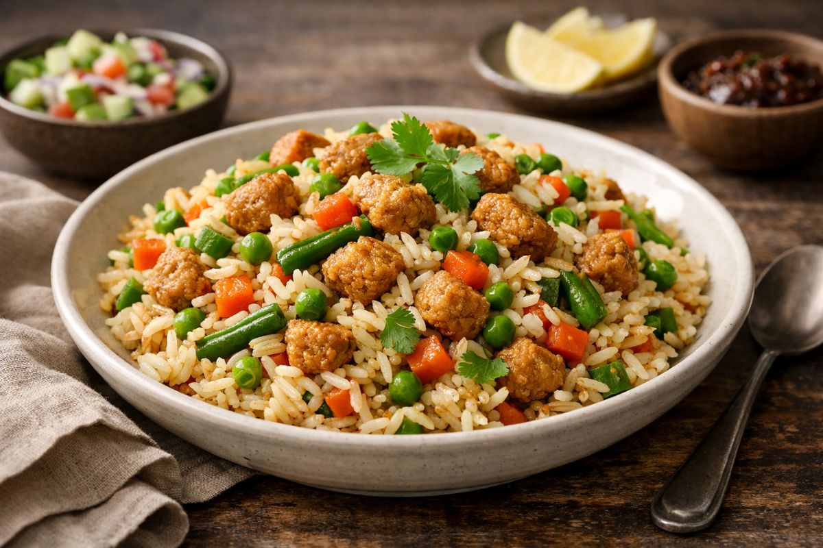 Soya Pulao